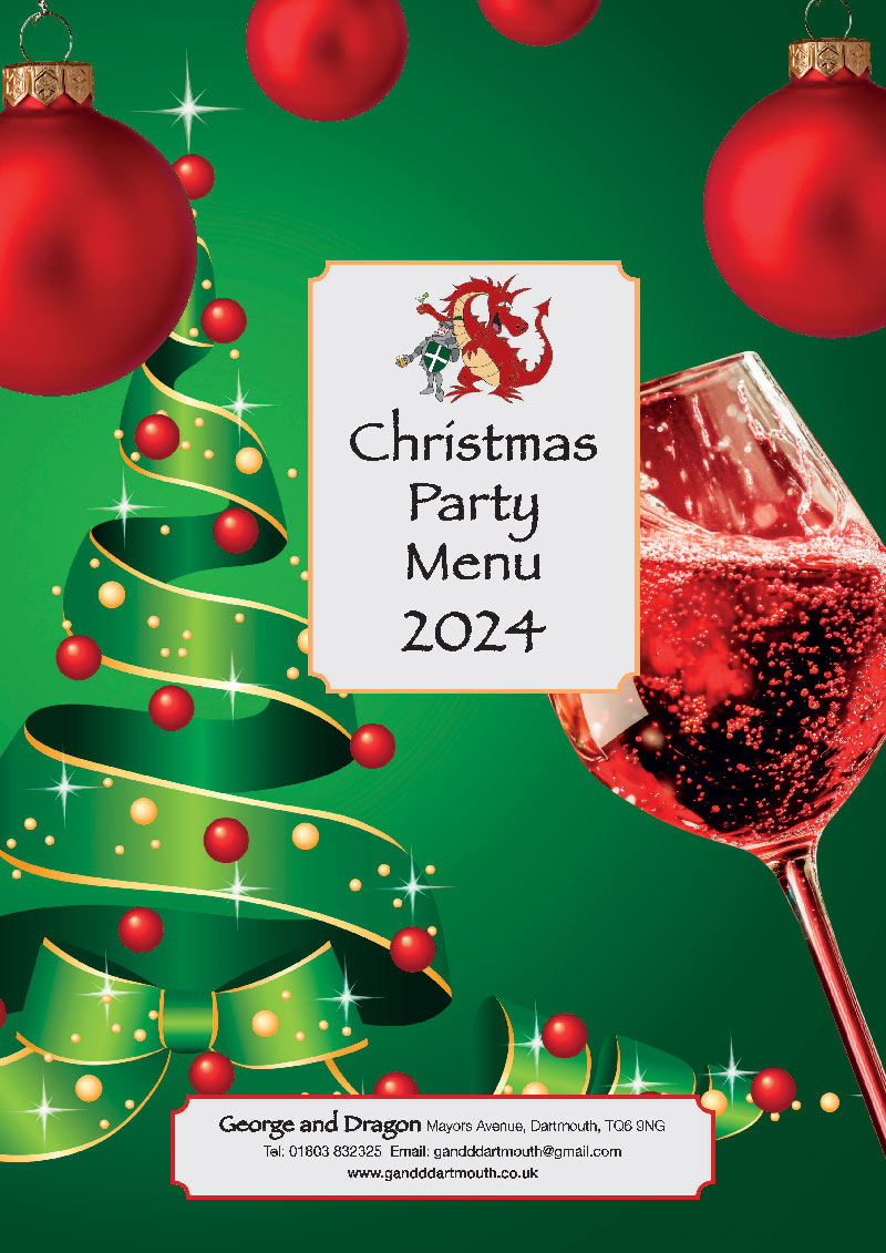 Christmas Party Menu Cover